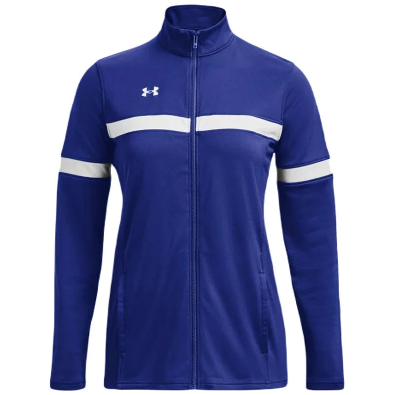 Under Armour Women's Royal/White Team Knit Warm Up Full-Zip