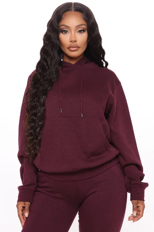 Look Again Hoodie - Plum