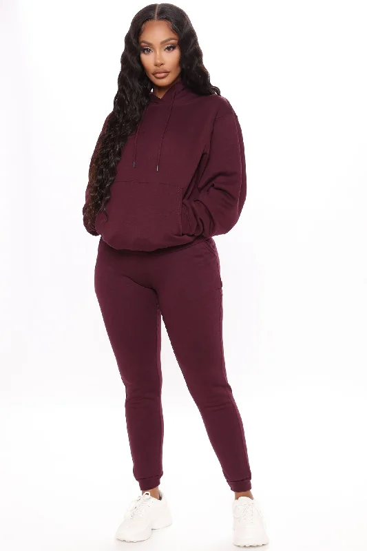 Look Again Hoodie - Plum