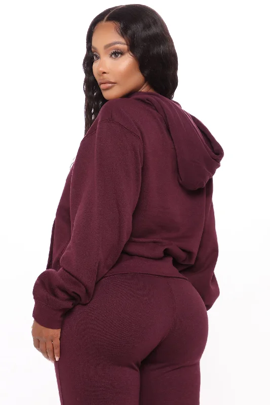 Look Again Hoodie - Plum