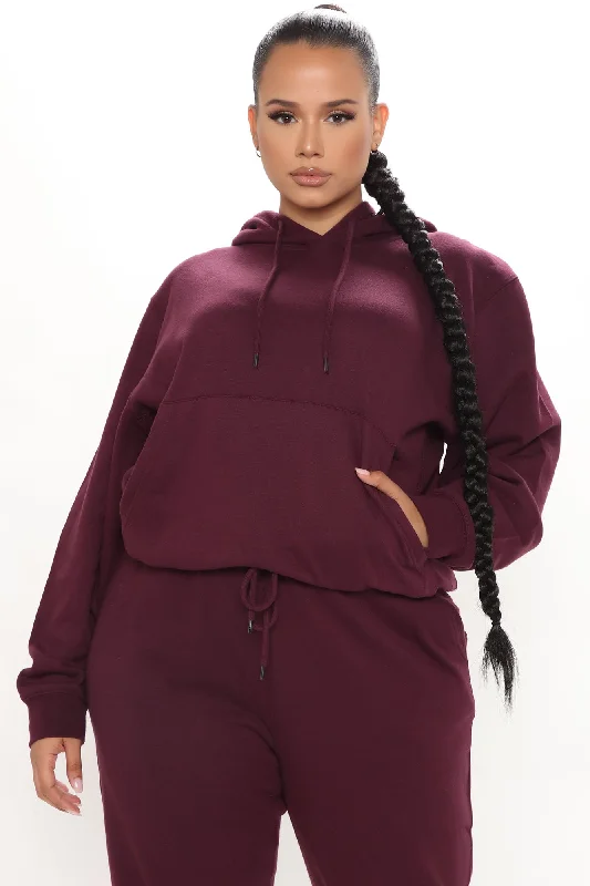 Look Again Hoodie - Plum