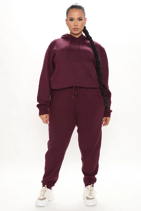 Look Again Hoodie - Plum