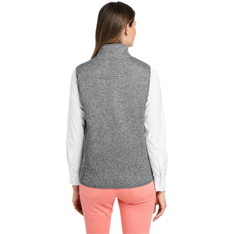 Vineyard Vines Women's Grey Heather Sweater Fleece Vest