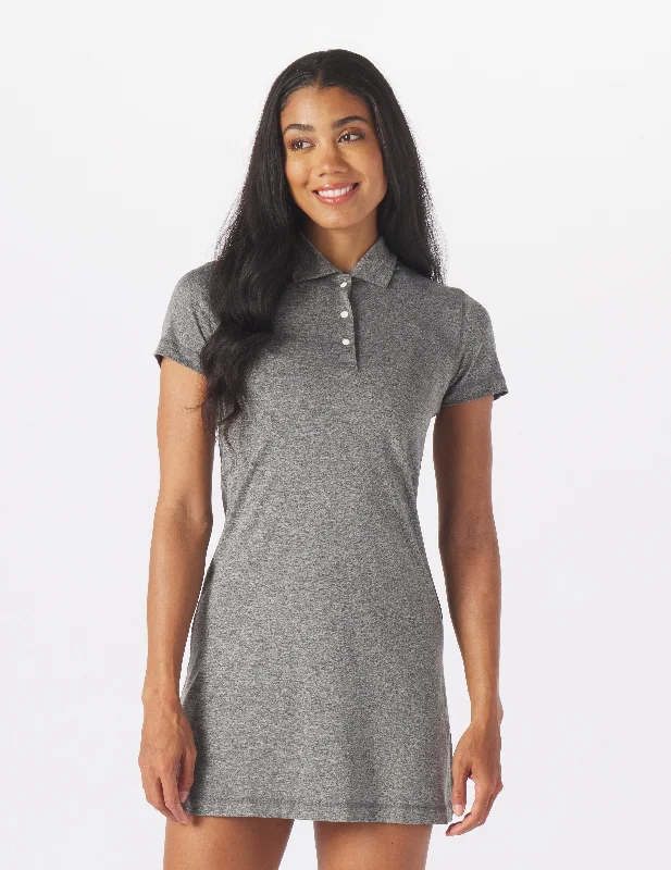 Simplicity Polo Dress: Black