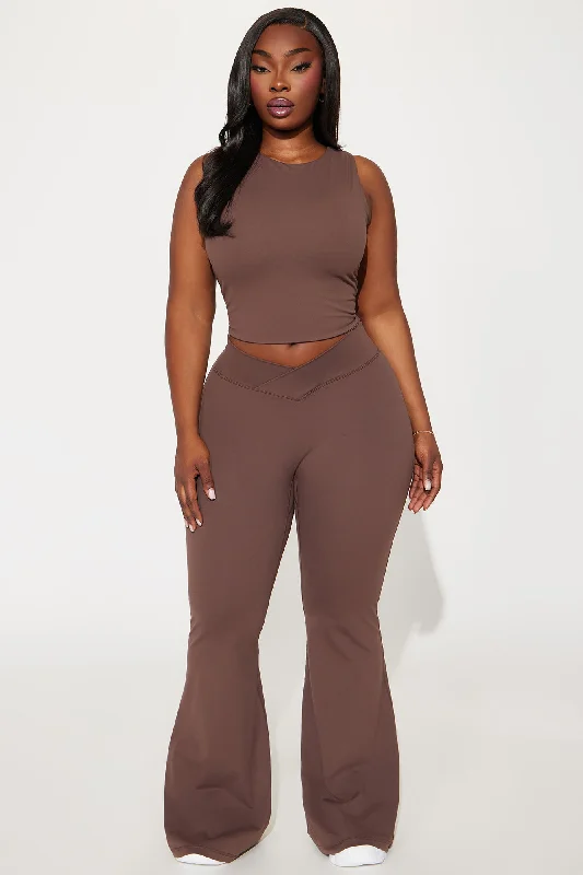 Soft Era Active Yoga Pant - Chocolate