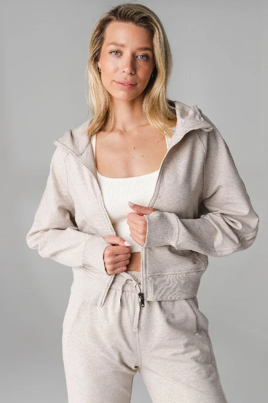 Vitality Studio Zip - Antler Marl