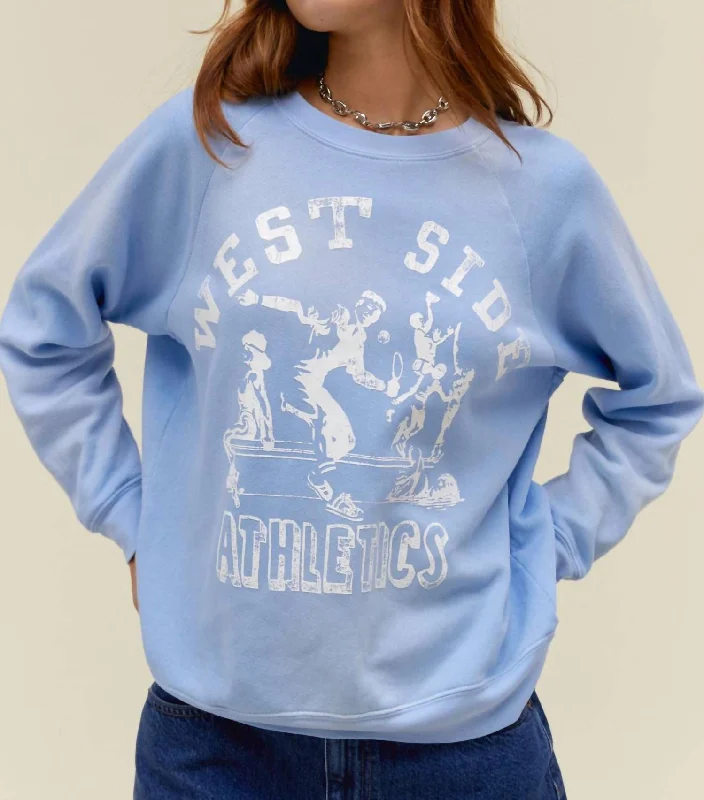 West Side Vintage Sweatshirt In Blue