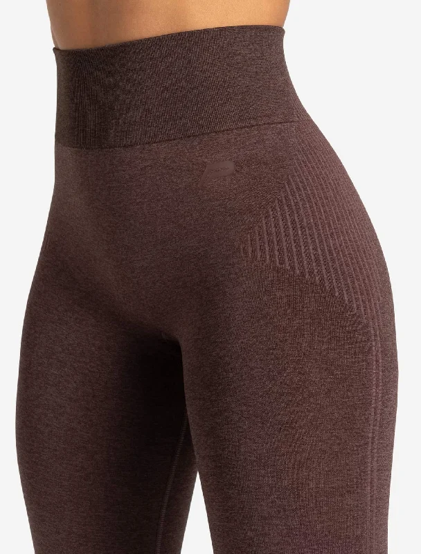 ADAPT 2.0 Seamless 7/8 Leggings - Cherry Brown