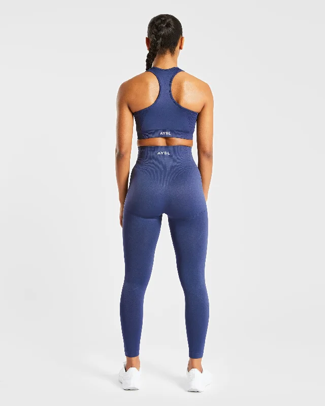 Balance V2 Seamless Leggings - Navy Blue