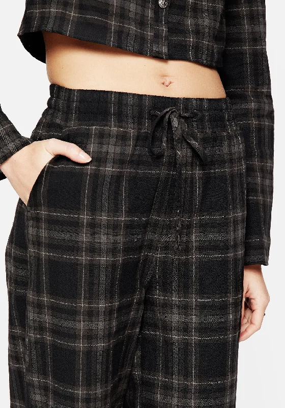 Clover Check Crop Trousers