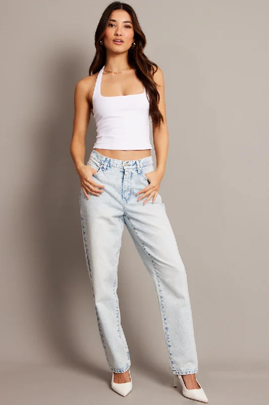 Denim Mom Jean High Rise