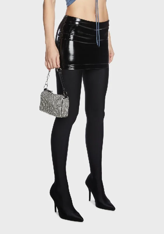 Electra Vinyl Mini Skirt