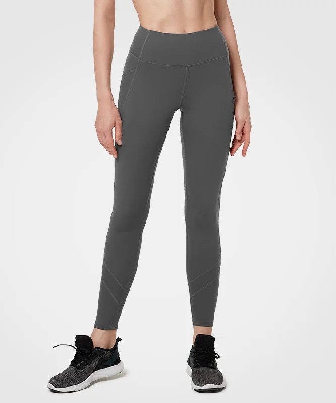 Enfold High Waist Mesh Pockets Running Leggings | Women's High Support Leggings