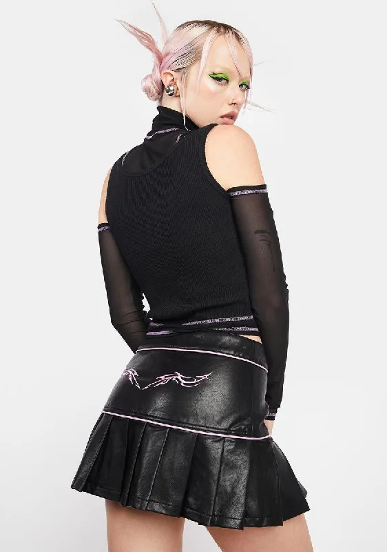 Get Some Equilibrium Pleated Mini Skirt