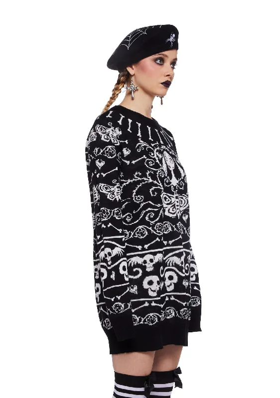 Grave Confusions Knit Sweater