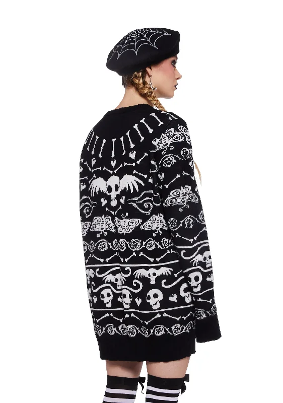 Grave Confusions Knit Sweater