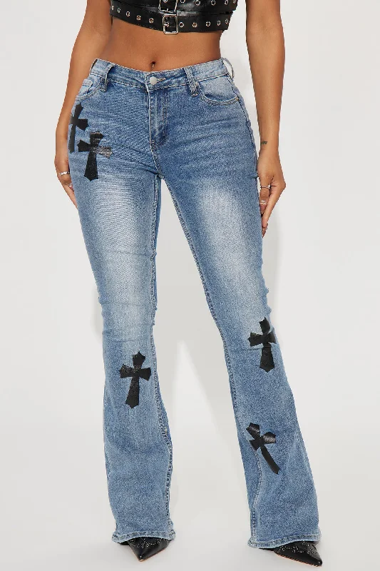 Just Like Heaven Stretch Bootcut Jean - Medium Wash