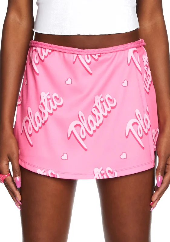 Life Is Plastic Mini Skort