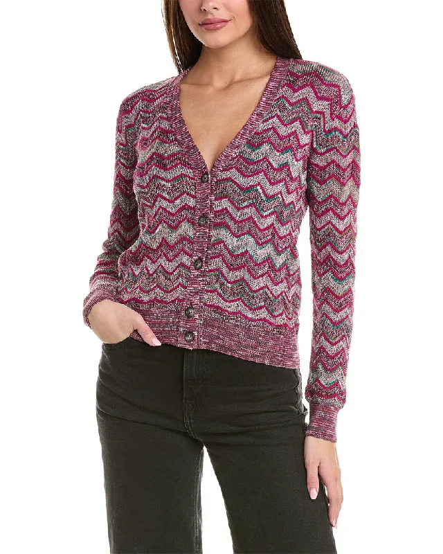 M Missoni Knit Wool-Blend Cardigan