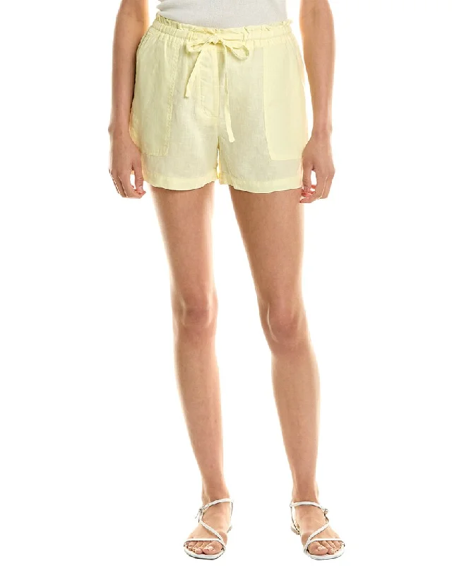 Michael Stars Paulette Linen Ruffled Waist Short