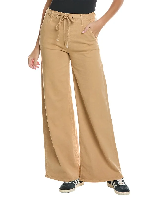 MOTHER Denim Drawn Undercover Prep Sneak Sand Wide Leg Jean