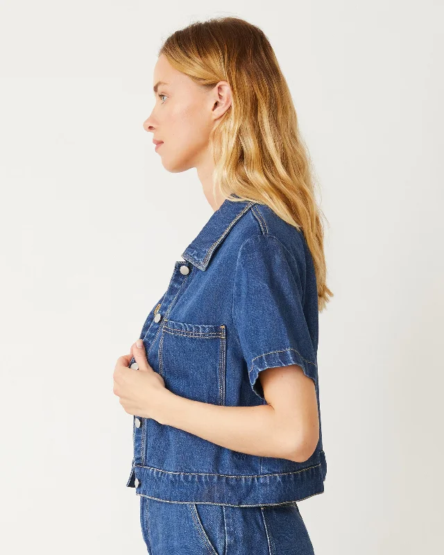 Soft Denim Short Sleeve Shirt