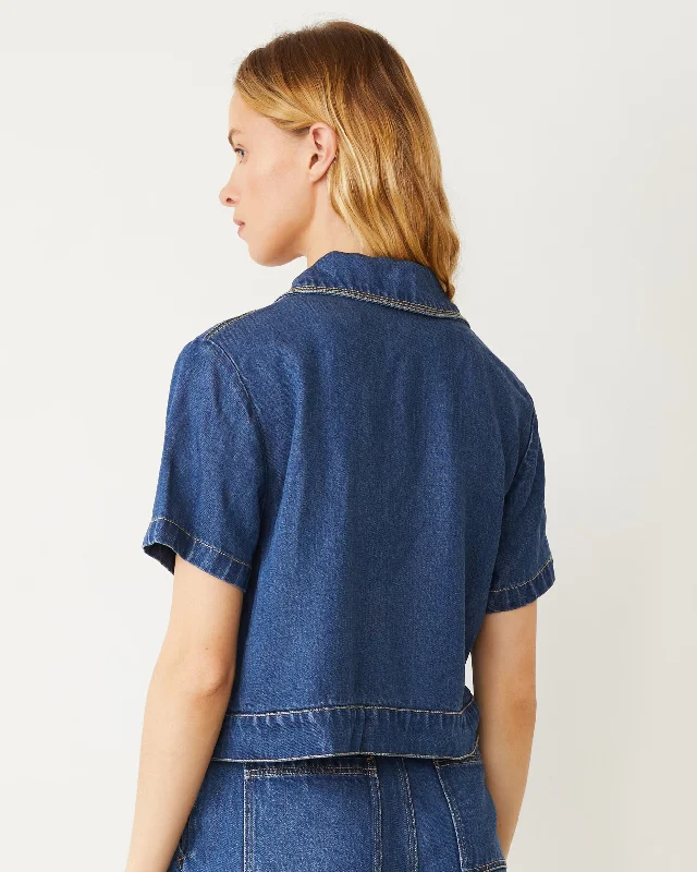 Soft Denim Short Sleeve Shirt