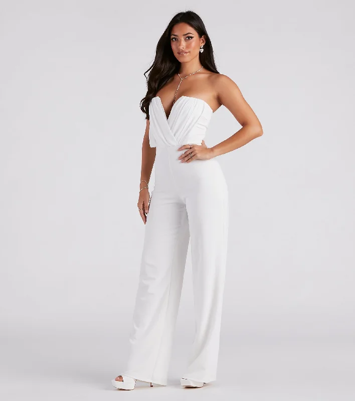 Such A Chic Vibe Strapless Jumpsuit