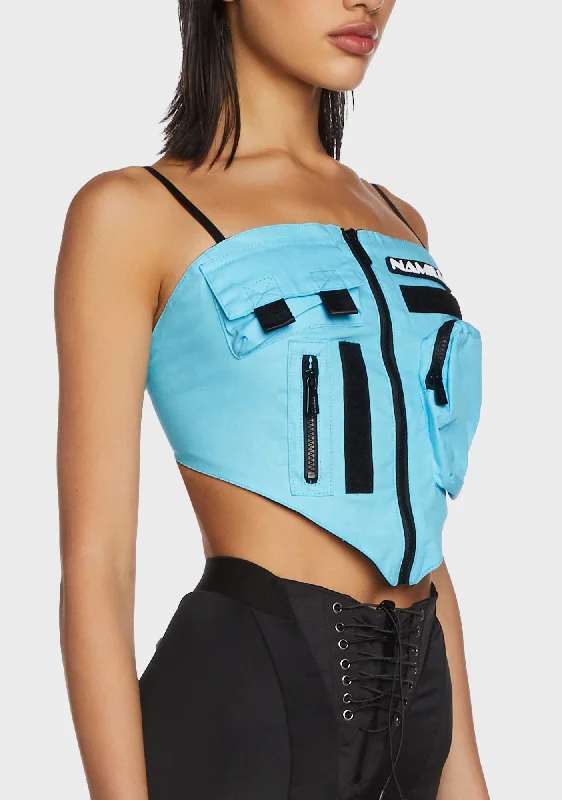 Tactical Bandana Top - Blue