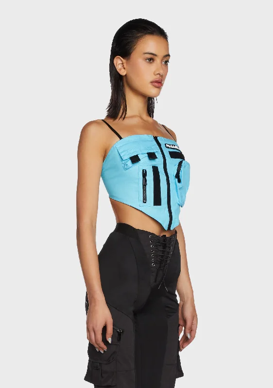 Tactical Bandana Top - Blue