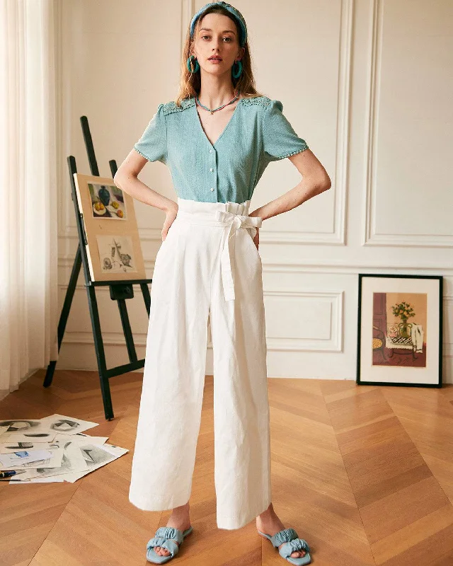 The Plain High-Rise Wide Leg Pants