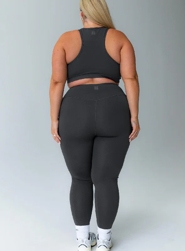 Unstoppable Activewear 7/8 Leggings Grey Curve