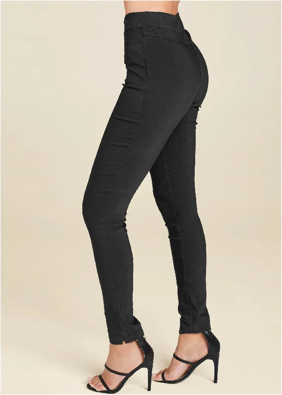 Slimming stretch jeggings - Black