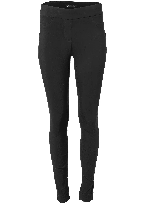 Slimming stretch jeggings - Black