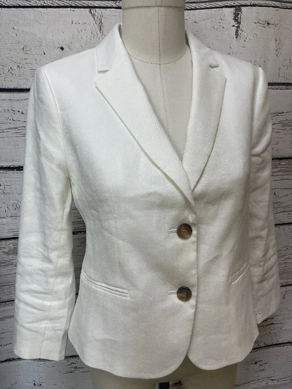 Blazer By Ann Taylor In White, Size: 6