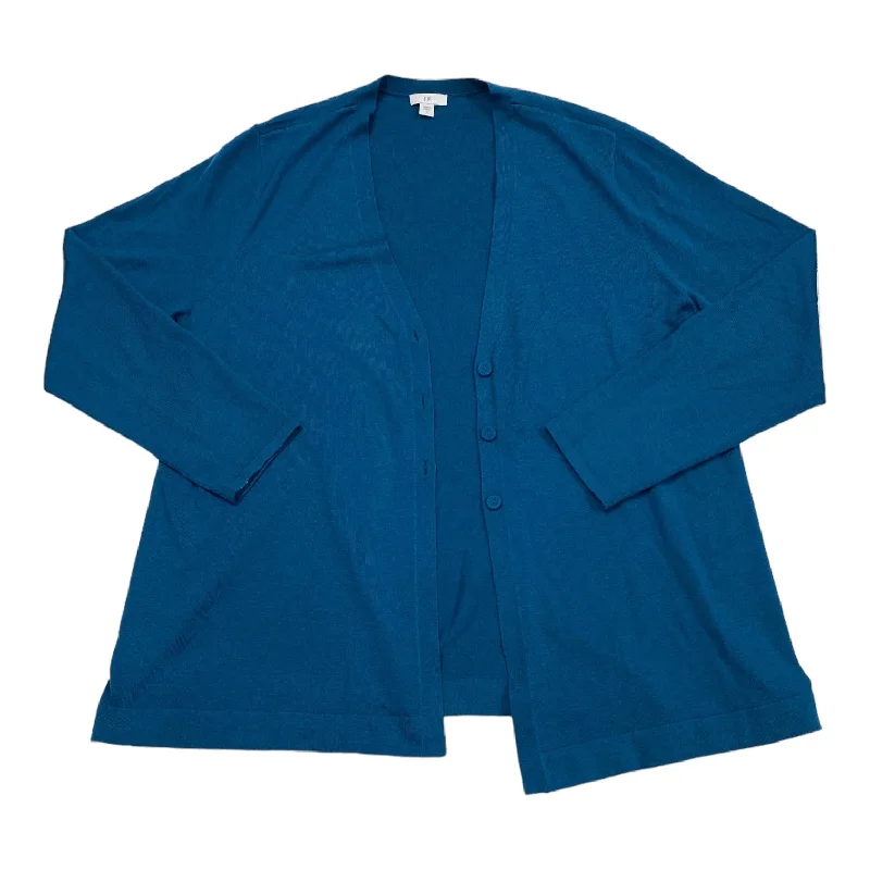 Blue Sweater Cardigan J. Jill, Size L