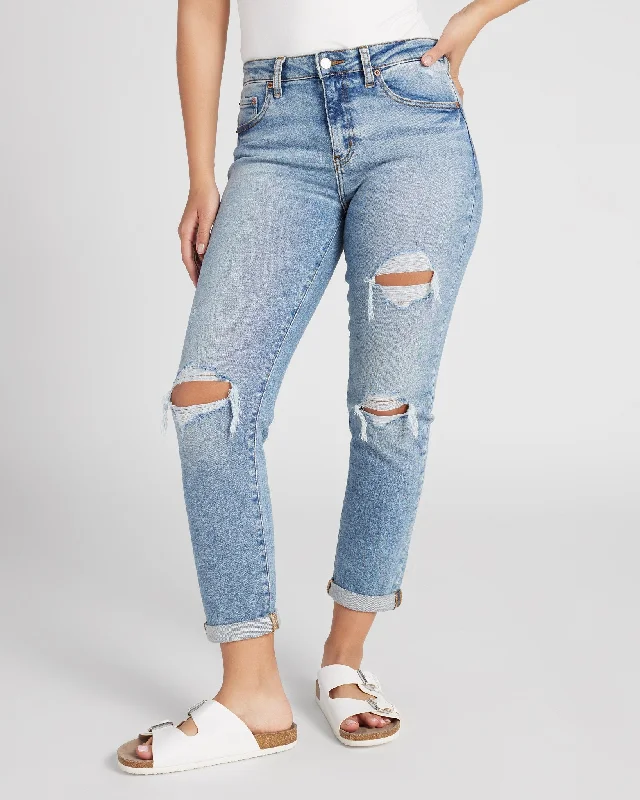 Lovergirl Cuffed Girlfriend Jeans