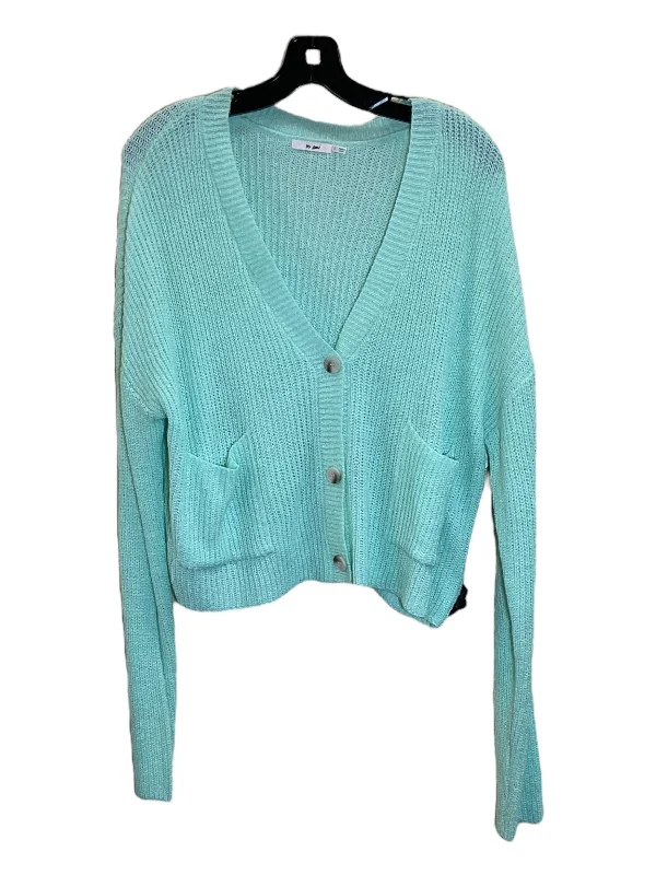 Sweater Cardigan By Mi Ami In Green, Size: L