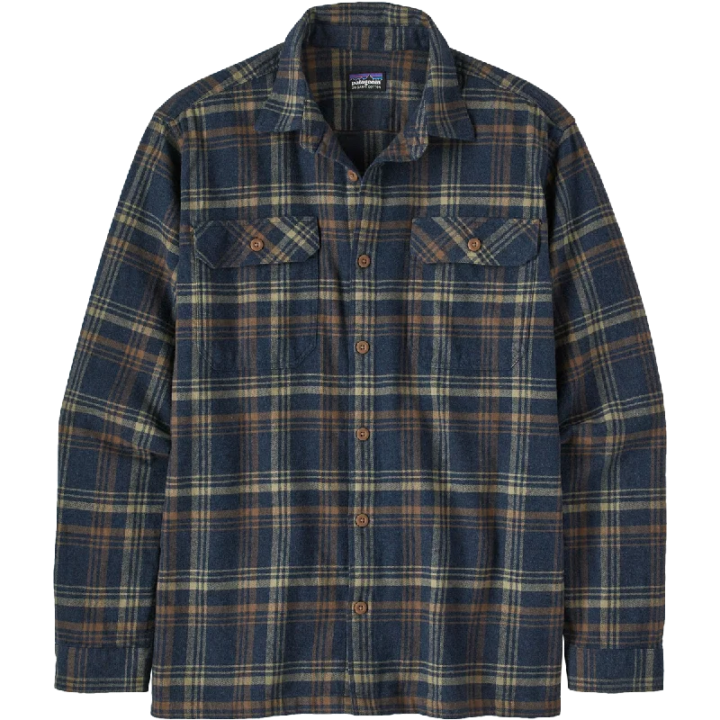 Men's Long Sleeve Organic Cotton Fjord Flannel