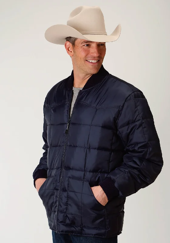 Roper Insulated Mens Navy Blue Polyester Rangegear Jacket