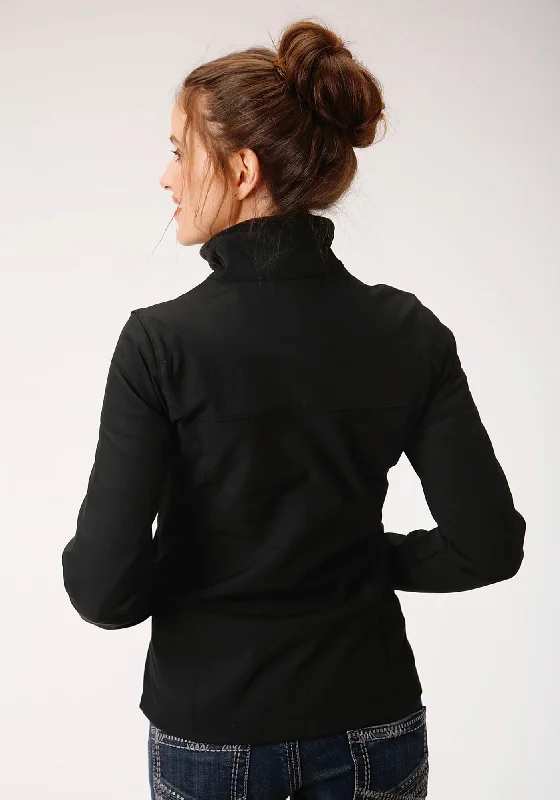 Roper Technical Womens Black Polyester Softshell Jacket