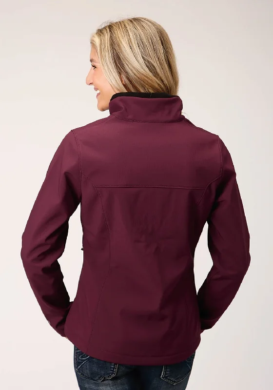 Roper Womens Wine Polyester Softshell Jacket