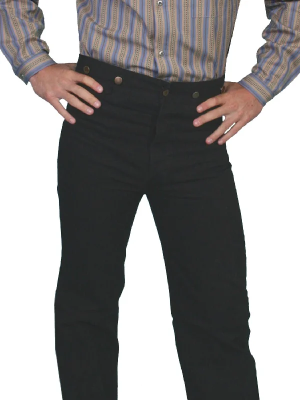 Scully Rangewear Mens Black 100% Cotton Big Durable Canvas Pants