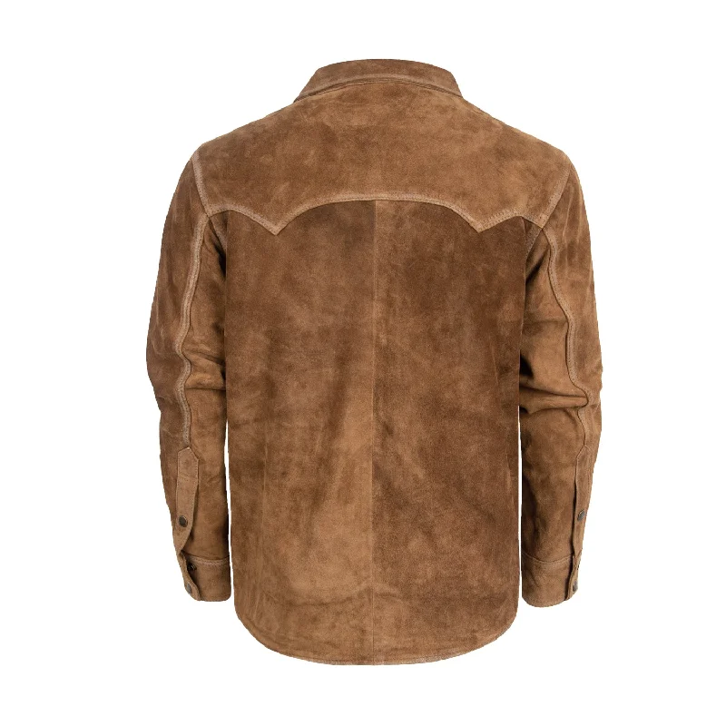 STS Ranchwear Mens Scottsdale Caramel Suede Leather Jacket