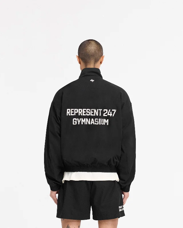 247 Represent Gymnasium Track Jacket - Off Black