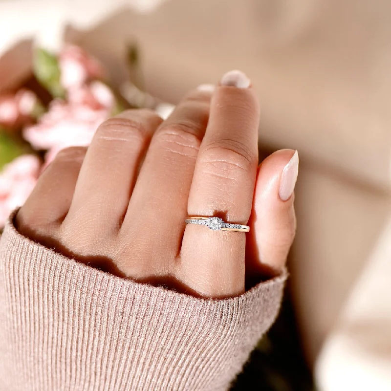 ALWAYS WITH YOU ROUND-CUT ACCENT RING