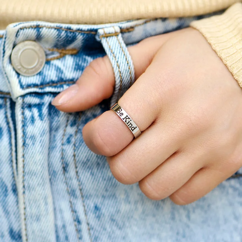 Be Kind...of a bi♡ch  Motivational Ring