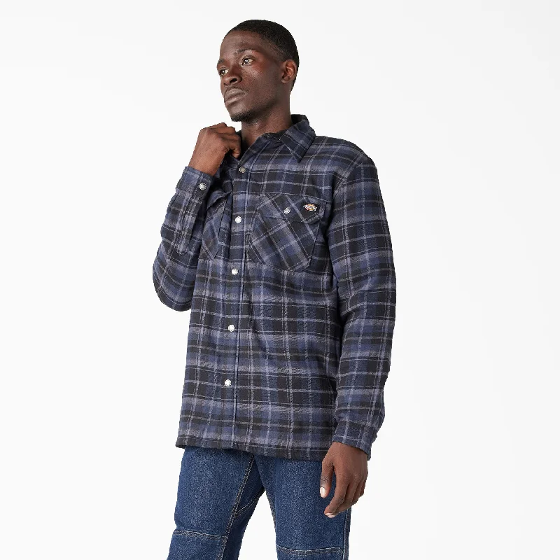 Dickies Men's Sherpa Lined Flannel Shirt Jac