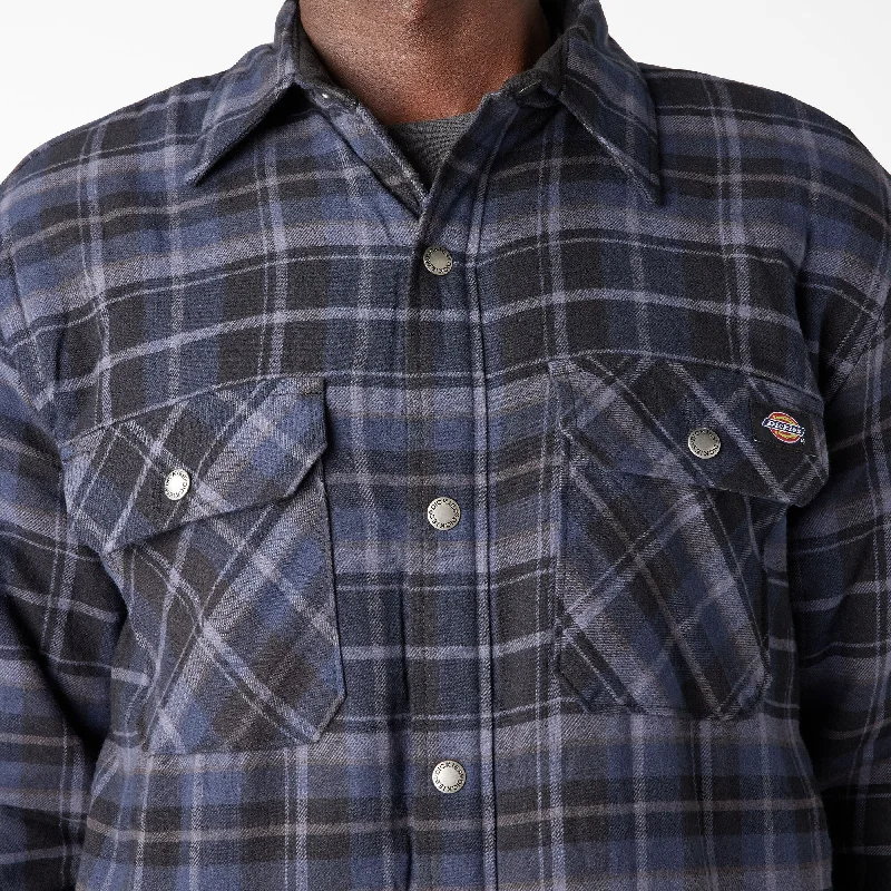 Dickies Men's Sherpa Lined Flannel Shirt Jac