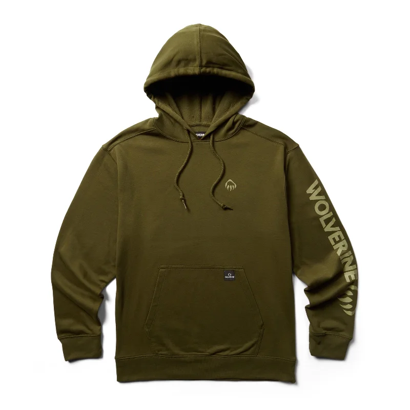 Men's Wolverine, Graphic Sleeve Logo Hoodie